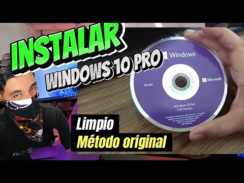 Cómo Instalar Windows 10 Pro en 2024 Original