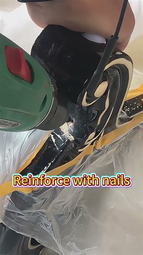 High-Gloss Sofa Arm Repair | Broken to Seamless ✨