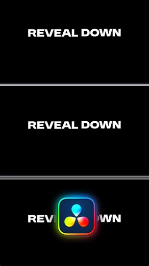 @art3.studi0 on Instagram: "Reveal Down Text Animation in Davinci Resolve #davinciresolve #tutorial #text #videoediting #effect #fusion"