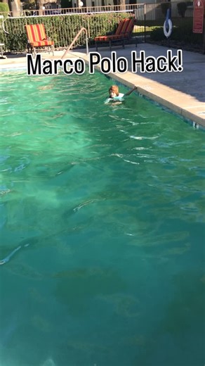 Brian Elliott on Instagram: "Marco Polo hack! Don’t get caught out of water! #poolgames #kids #winterswimming #marcopolo #funnykids"