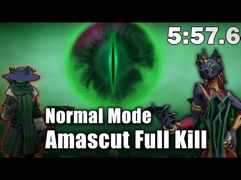 Amascut Normal Mode on Runescape (5:57.6)
