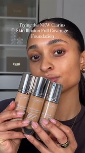 8.7K views · 41 reactions | Introducing the newest foundation from Clarins✨: - 36 shades - luminous matte finish - visibly reduces blemishes and imperfections - full coverage - contains Hyaluronic Acid for 24 hour hydration shop online here now: https://www.mcelhinneys.com/collections/brands-clarins/products/cleansing-skin-illusion-106n-30ml-cla801069-skillu-fcfdt | McElhinneys | Facebook