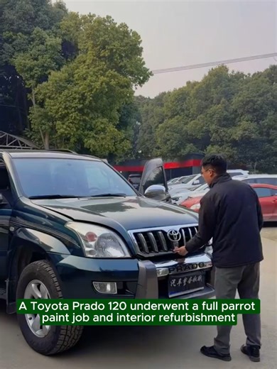 Transforming a Toyota Prado 120 with a Stunning Paint Job