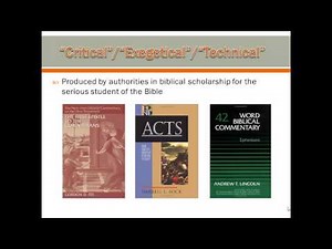 Choosing the Best Bible Commentary