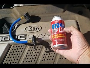 How To Add Refrigerant 2005-2009 Kia Spectra Recharge the AC