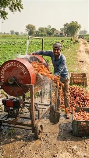Low-Cost Genius: The Ultimate Homemade Carrot Washing Machine!
