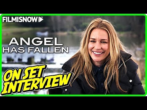 ANGEL HAS FALLEN | Piper Perabo "Leah Banning" On-set Interview