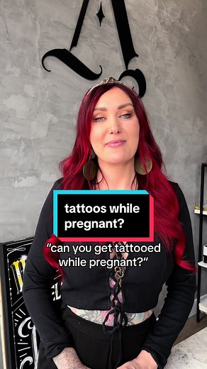 Getting tattooed while pregnant : #tattooartist #tattooquestions #pregnancy