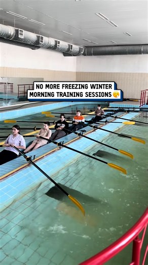 This whole pool was designed just for rowing training 🚣‍♂️🤯 #rowing #boats #pool | UNILAD Tech