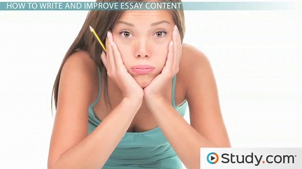 How to Edit and Improve Essay Content