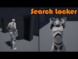 AI Searches Through Locker And Catches Player - Unreal Engine 4 Tutorial