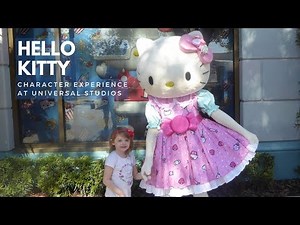 Meeting Hello Kitty at Universal Studios Orlando Florida
