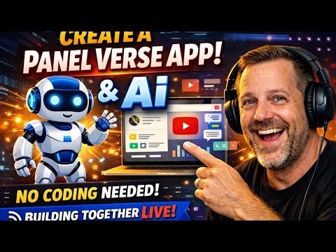 AI App Build LIVE: Creating a Panel Verse App Together as a Community