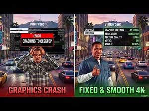 How to Fix Grand Theft Auto V Crashing on Graphics Settings Menu ✅