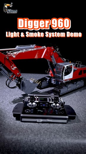 Considered the Iron Man of the rc model world, check out the exquisite and realistic appearance of this 1/14 scale RC hydraulic machine LR960, complete with working lights and smoke effects. This is definitely a model worth showing off! #rcmodel #rcworld #rclife #rclover #rccommunity #RC #Toucanhobby #demolition #excavator #lr960 | Toucan RC Hobby