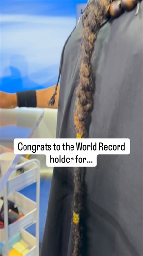 Congrats to Birmingham’s Rudolph Martino who now holds the World Record for Longest Beard Locks at 3-feet/6-inches(but he says it’s now four feet!😳) #longestbeardlocks WBRC 6 News | Mike Dubberly WBRC