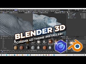 BLENDER to CINEMA 4D: Get the C4D Look in Blender 4.x (UI Theme Setup)