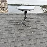 XLTTYWL Starlink Mount, Starlink Flat High Performance Pipe Adapter- Premium Starlinks High Performance Wedge Mounting Kit for Star Link HP Internet Kit Satellite, UTA-222