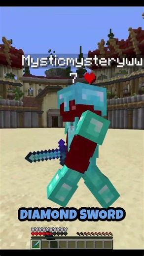 DIAMOND POTION VS DIAMOND SWORD! #shorts