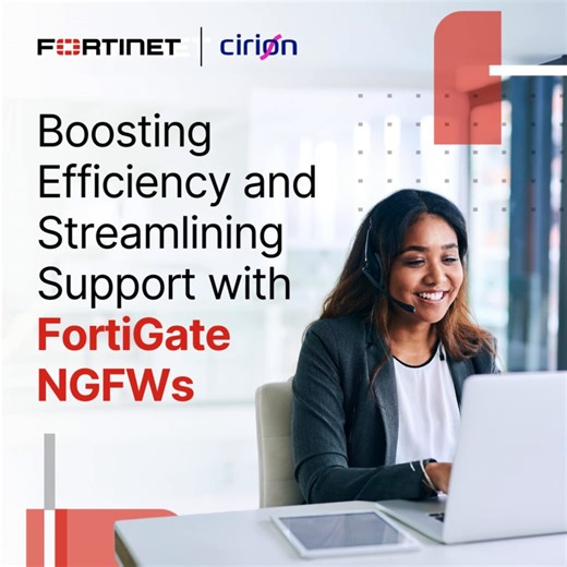 Big networks. Bigger results. 💪 Learn how Cirion Technologies, a leader in digital infrastructure, transformed operations with #Fortinet by streamlining license management for 6,500 devices, optimizing support, boosting efficiency, cutting costs, and elevating customer satisfaction: https://ftnt.net/6188vC6GE | Fortinet