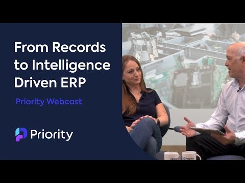 From a system of records to aiERP: The evolution of Priority ERP