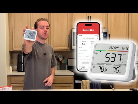SwitchBot CO2 Detector Review – Indoor Air Quality Monitor for CO2, Temp & Humidity