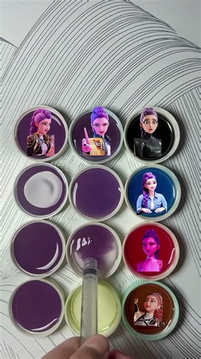 🎨 FOREVER PURPLE 💜/DIY/#shorts#art#craft #diy #surprise #asmr #kpop #paint