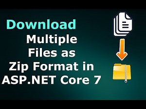 How to Download Multiple files as Zip file in ASP.NET Core 7