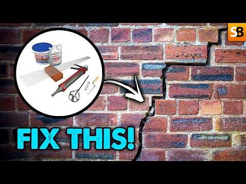 Easily Repair Masonry Cracks | BrickFix Crack Stitching Kit