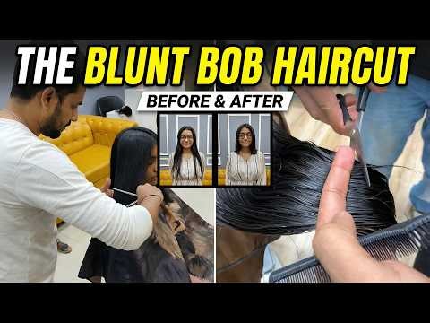 Bold Blunt Bob CHOPPED with Clippers ✂️⚡ Ultimate Hair Transformation! | Just Wow Salon