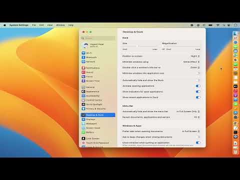 How To Change Dock Position on MacBook