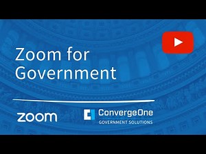 Zoom for Government | ConvergeOne Government Solutions