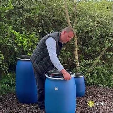 How to open a blue barrel
