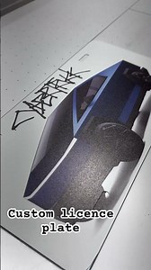 We make custom license plate frames with any design. Share your image or text, and we'll create it