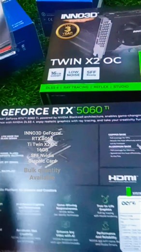 INNO3D GeForce RTX 5060 Ti Twin X2 OC 16GB SFF Nvidia Graphic Card. #short