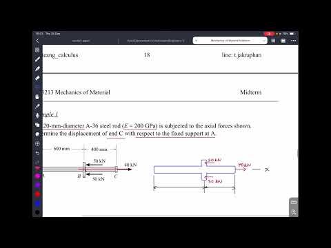 2183213 Mechanics of Material - Chapter 3: Axial Load (Part 1)