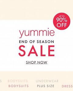 134 reactions · 19 comments | BREAKING: Our End of Season Sale is LIVE! ⏰ Don't miss out! Get up to 90% off while stock lasts. What will you snag first?  Shop Now and find your next favorite thing! | Yummie | Facebook
