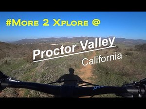 Hitting the good stuff at Proctor Valley trails east of San Diego, fun & fast