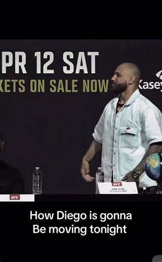 How Diego is gonna be moving tonight | diego lopes