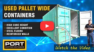 Port Shipping Containers on Reels