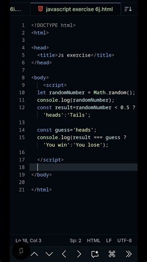 javascript Exercise 6-j #javascript #course