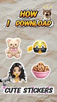 How to download ios 18 stickers #viral #tutorial #edit #ios #sticker #pinterest #pinterestaesthetic