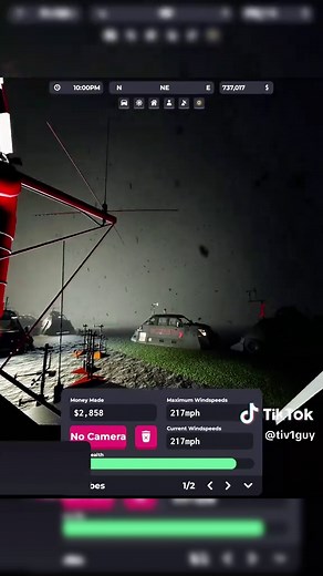 Tornado Chasing in Roblox: Dead Man Walking Footage