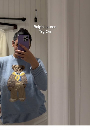 Spring Fashion: Ralph Lauren Sweater Try-On Styles