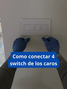 65K views · 1.6K reactions | Como conectar 4 switch de los caros con un valor de 60 dólares cada uno en Estados Unidos  | Nica en New York | Facebook