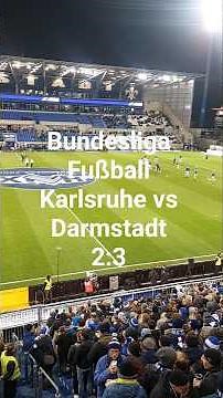 Bundesliga Karlsruhe vs Darmstadt 2:3