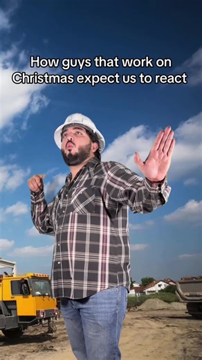 A LIVING LEGEND !!! 😲🤯 #react #construction #christmas #work #santa | construction workers