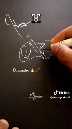 Unique 'H' Signature Ideas for a Personal Touch
