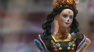2.2K views · 46 reactions | Toy company Mattel presents in Mexico City the new 'Dia de los Muertos' inspired Barbie doll, which features iconic 'Calavera Catrina' makeup and dress | AFP News Agency | Facebook