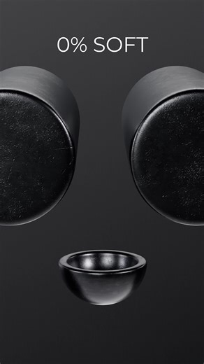 0% vs 100% Softness 3D Soft Body Simulation #3dsimulation #satisfying #animation #blender